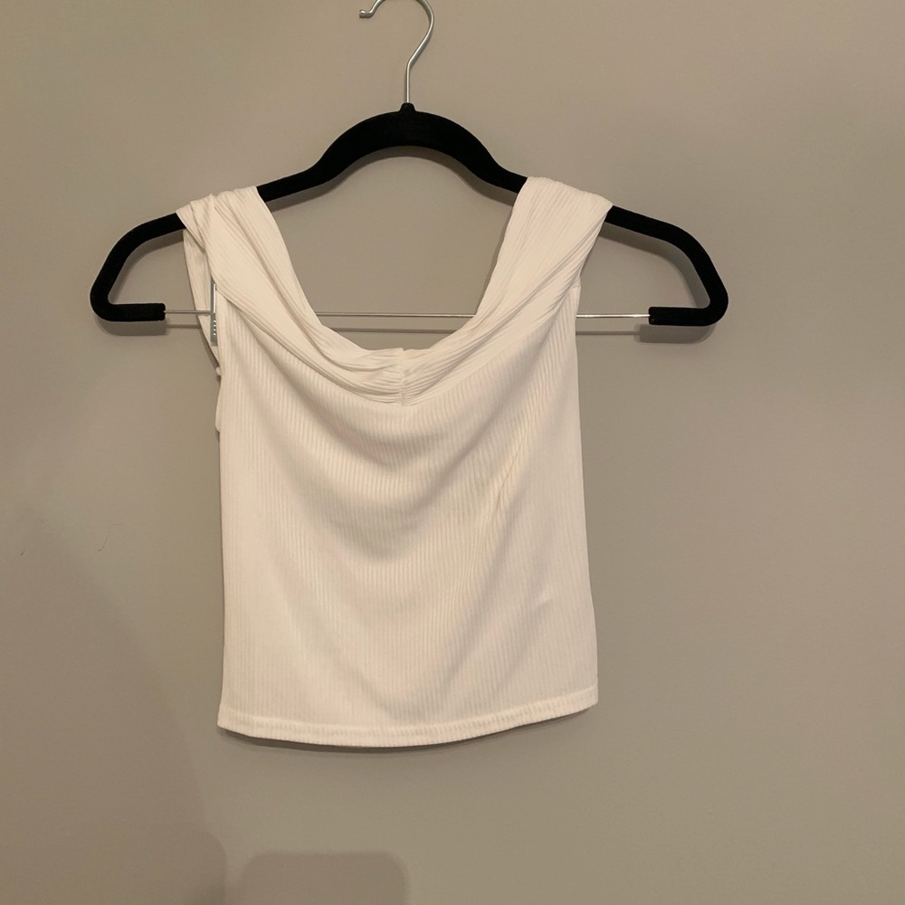 Off the shoulder crop top